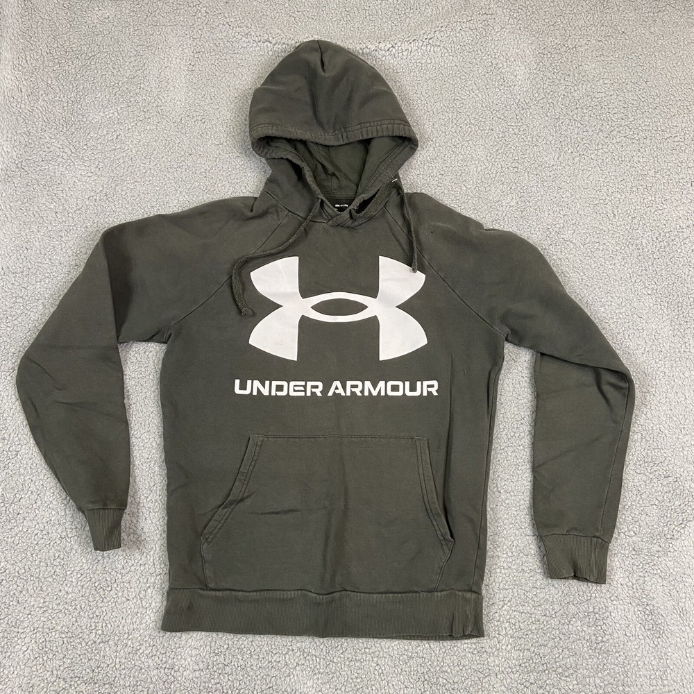 Under Armour Coldgear Hoodie/Hooded Sweatshirt, Men's Gray Size‎ Small Loose Fit